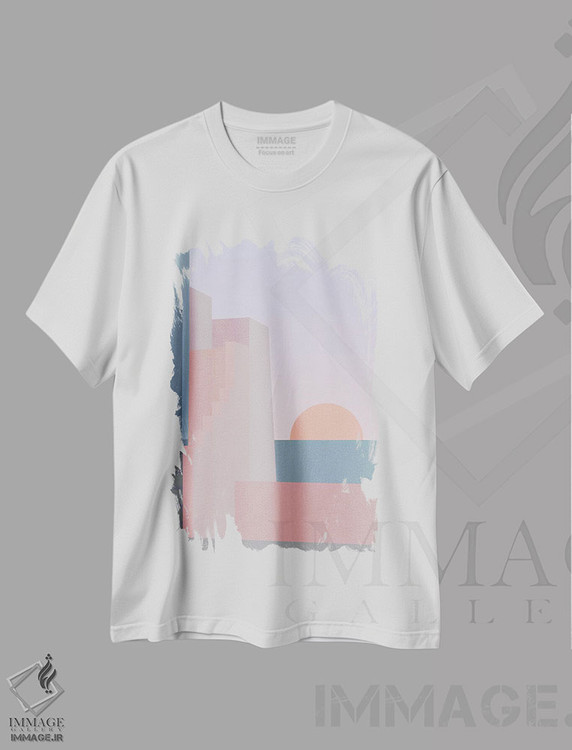 تیشرت طرح دار غروب اسپانیایی، تزئینی اثر آلیسا گالیتسینا | immage.ir