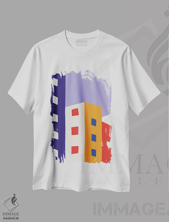 تیشرت طرح دار بلوک شهری ۲، تزئینی اثر آلیسا گالیتسینا | immage.ir