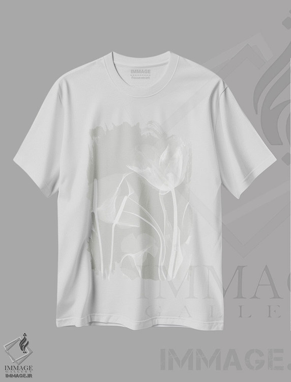 تیشرت طرح دار گیاهان خاکستری I، دکور معاصر اثر آلبرت کوئتسیِر | immage.ir