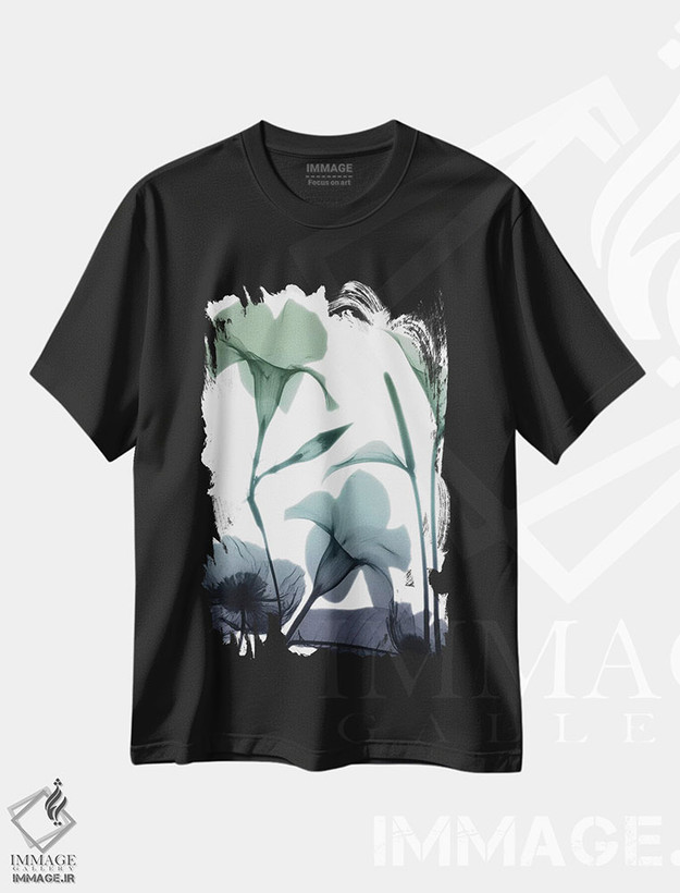 تیشرت طرح دار شکوفهٔ جادویی I، دکور معاصر اثر آلبرت کوئتسیِر | فروشگاه ایماژ