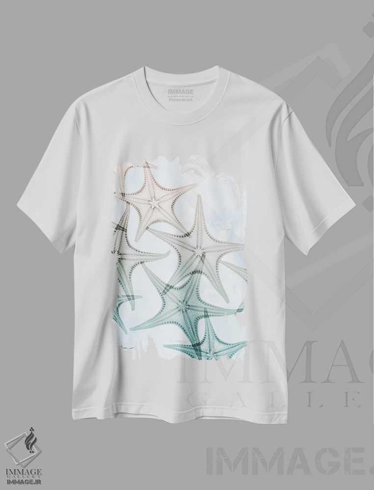 تیشرت طرح دار آفتاب زیر آب II، تزئینی اثر آلبرت کوئتسیِر | immage.ir