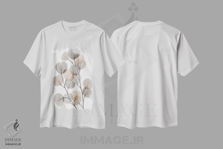 تیشرت طرح دار دسته اکالیپتوس خاکی، عکاسی ماکرو اثر آلبرت کوئتسیِر | immage.ir