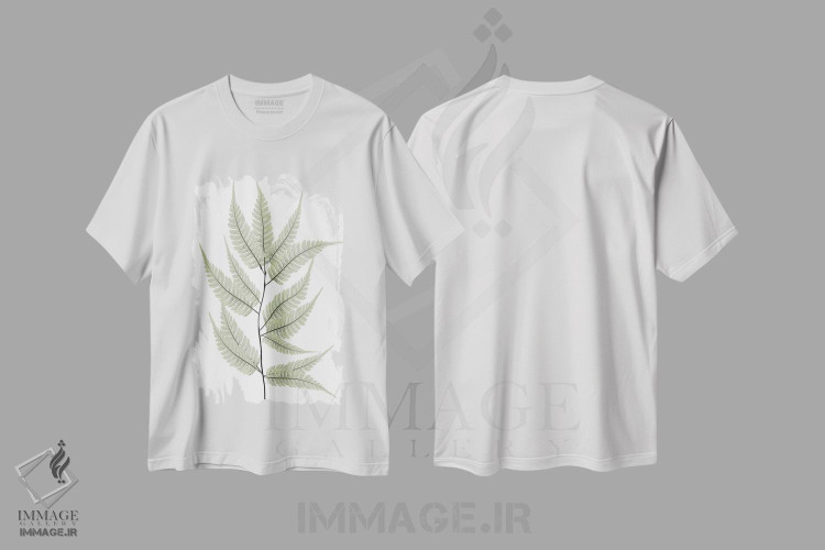 تیشرت طرح دار سرخس درختی، هنر دیجیتال اثر آلبرت کوئتسیِر | immage.ir