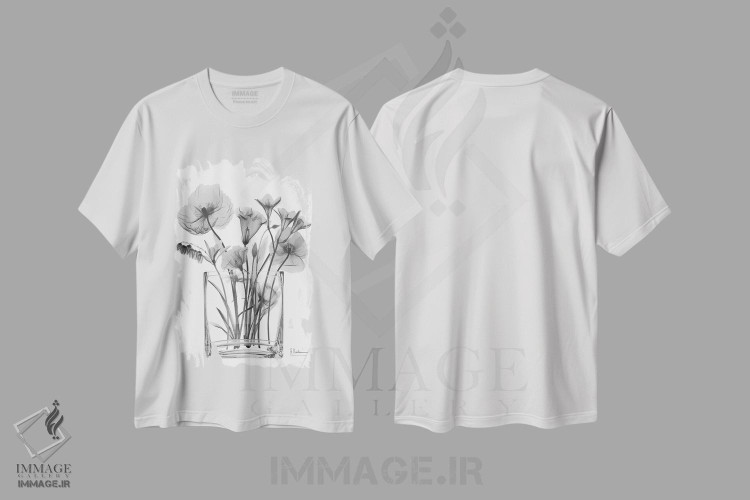 تیشرت طرح دار دلبستگی انتزاعی I، تزئینی اثر آلبرت کوئتسیِر | immage.ir