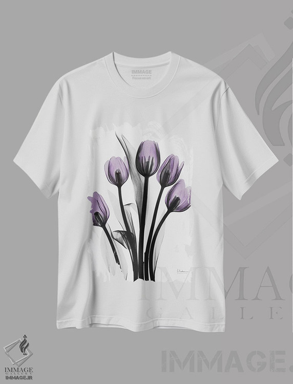تیشرت طرح دار پنج لاله، مدیوم اثر آلبرت کوئتسیِر | immage.ir
