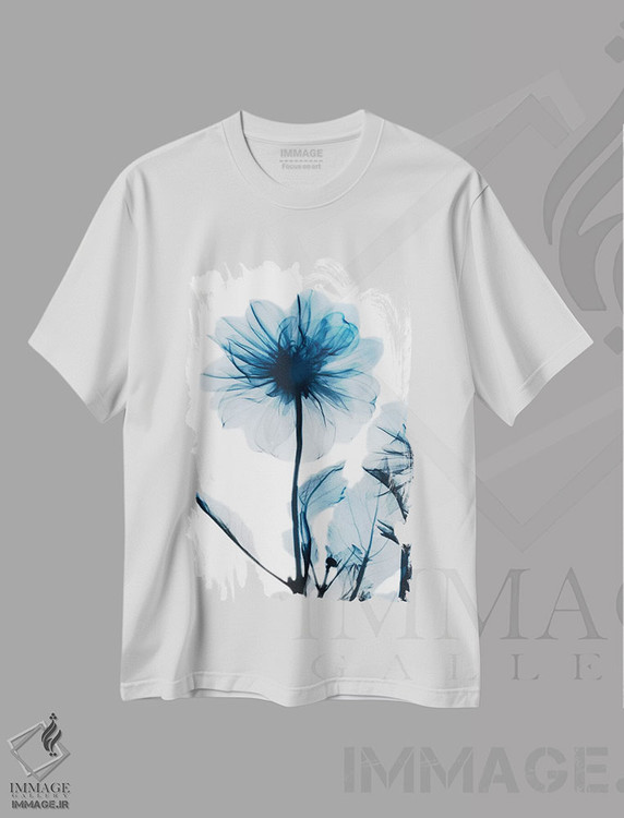 تیشرت طرح دار درخشش یاقوت کبود II، مدیوم اثر آلبرت کوئتسیِر | immage.ir