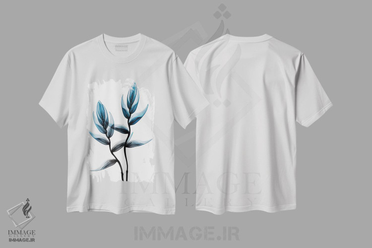 تیشرت طرح دار بهشت برخاسته I، تزئینی اثر آلبرت کوئتسیِر | immage.ir