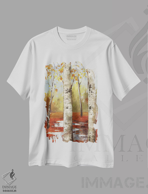 تیشرت طرح دار گذرگاه I، تزئینی اثر آلیسون پیرس | immage.ir