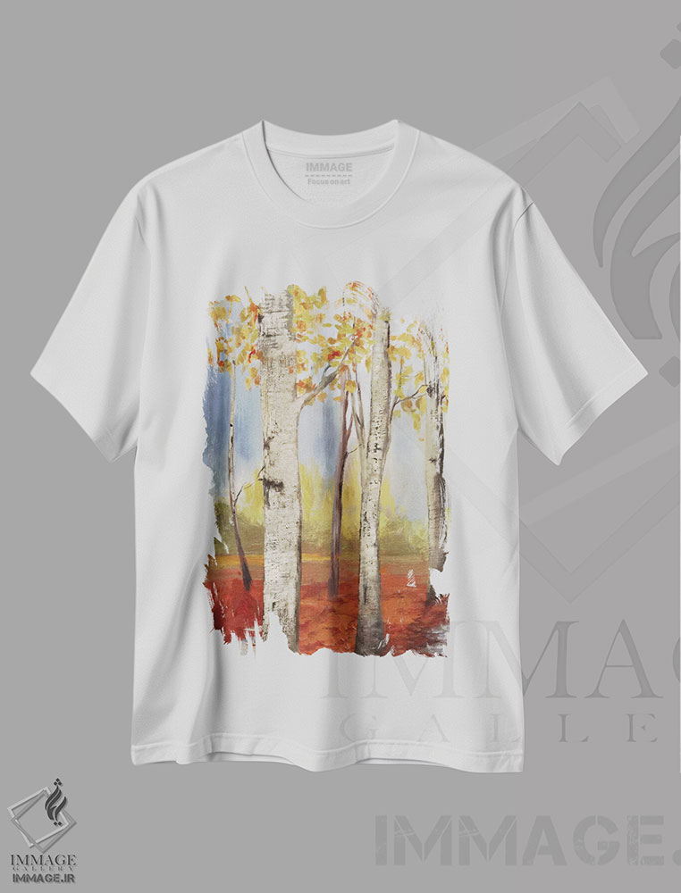 تیشرت طرح دار گذرگاه II، تزئینی اثر آلیسون پیرس | immage.ir