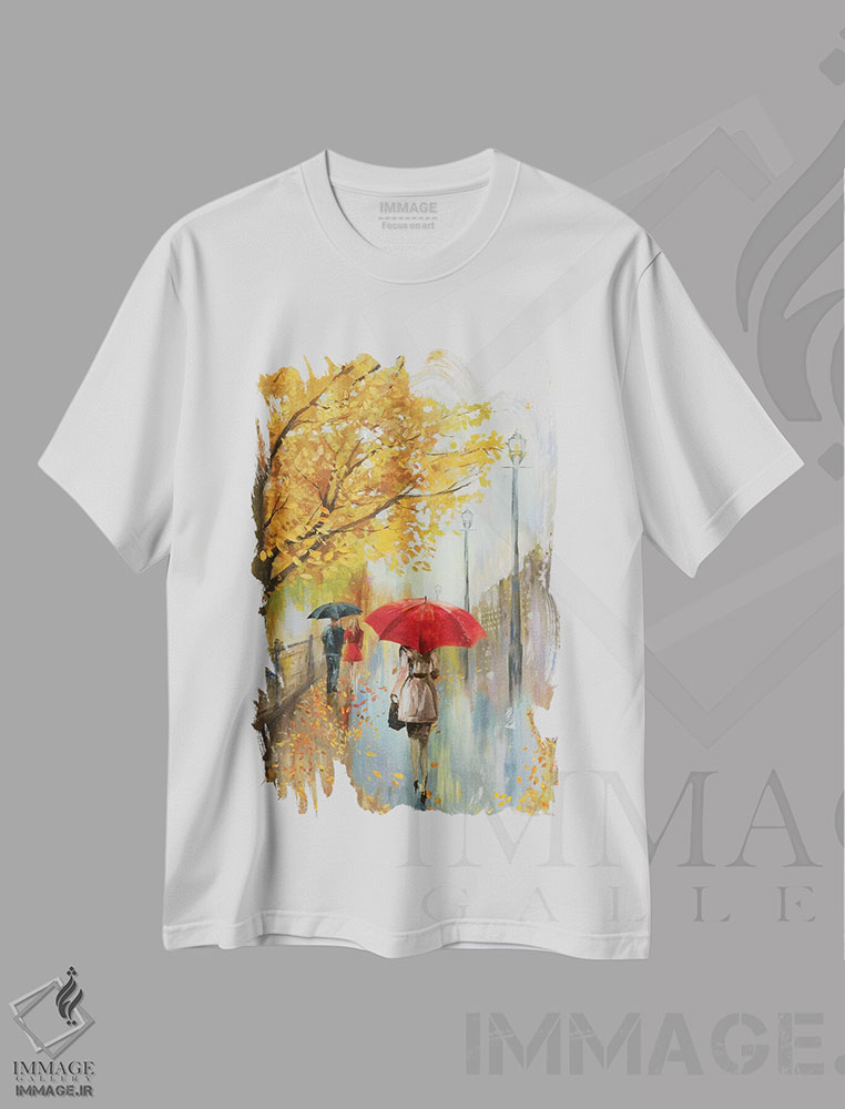 تیشرت طرح دار آن سوی بلوار، هنر فاخر معاصر اثر آلیسون پیرس | immage.ir