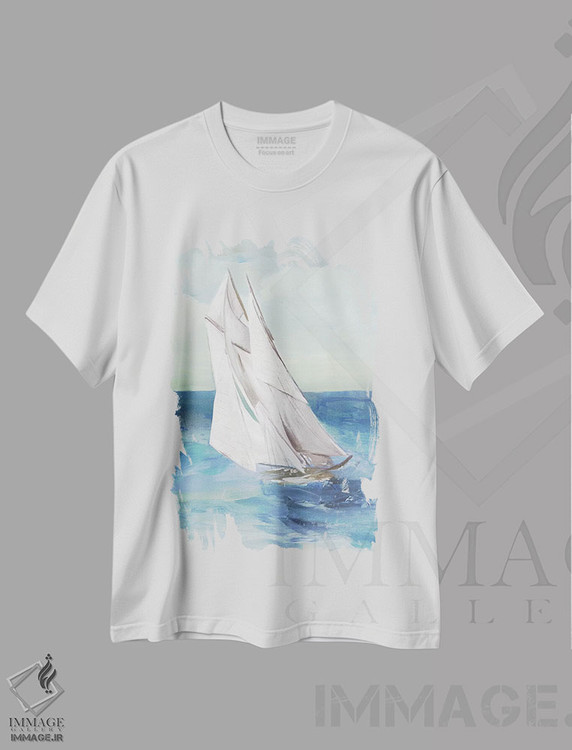 تیشرت طرح دار کیانا، تزئینی اثر آلیسون پیرس | immage.ir