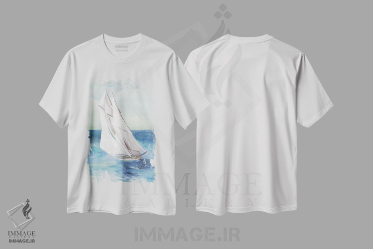 تیشرت طرح دار کیانا، تزئینی اثر آلیسون پیرس | immage.ir