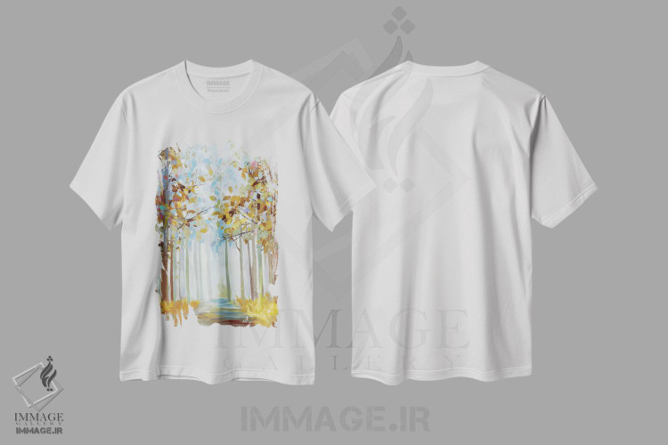 تیشرت طرح دار قدم زدن میان زرین، دکور معاصر اثر آلیسون پیرس | immage.ir
