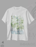 تیشرت طرح دار جنگل روشن، تزئینی اثر آلیسون پیرس | immage.ir