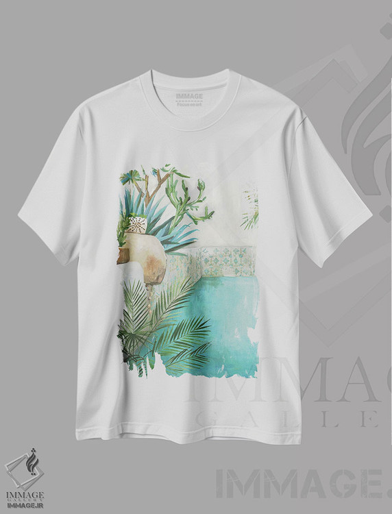 تیشرت طرح دار پناهگاه بیابان I، دکور معاصر اثر آلیسون پیرس | immage.ir