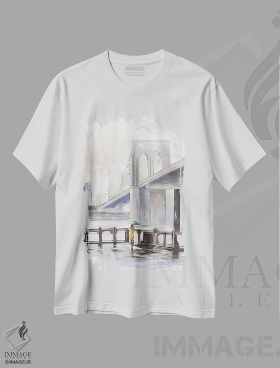 تیشرت طرح دار پل I، آبستره اثر آلیسون پیرس | immage.ir
