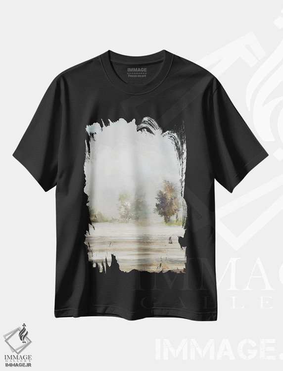 تیشرت طرح دار چرای آرام II، آبستره اثر آلیسون پیرس | فروشگاه ایماژ