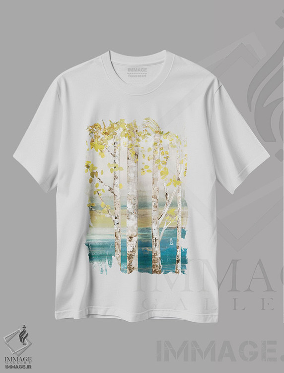 تیشرت طرح دار کنار رودخانه III، تزئینی اثر آلیسون پیرس | immage.ir
