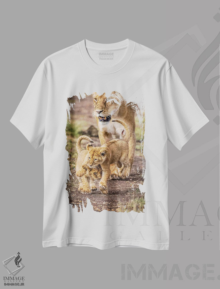 تیشرت طرح دار ذخیره گاه ملی ماسایی مارا، شهرستان ناروک، کنیا V، مدیوم اثر الکس بیوس | immage.ir