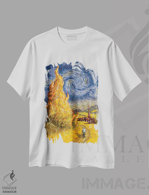 تیشرت طرح دار پاییز، تزئینی اثر علیرضا کریمی مقدم | immage.ir