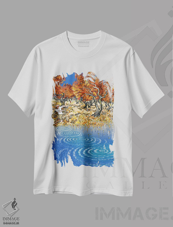 تیشرت طرح دار پرتاب سنگ، تزئینی اثر علیرضا کریمی مقدم | immage.ir