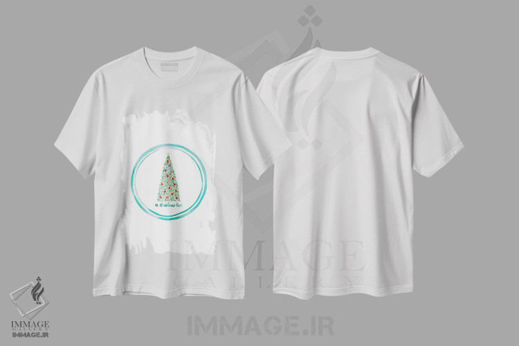 تیشرت طرح دار ای درخت کریسمس یک، تابلو و عبار ت های کریسمسی اثر آماندا مک گی | immage.ir