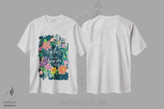 تیشرت طرح دار درخشش گل ها یک، تزئینی اثر آماندا مک گی | immage.ir