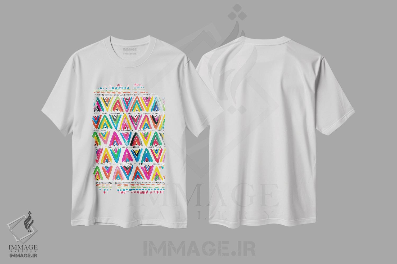 تیشرت طرح دار شاد باشکوه پنج، تزئینی اثر آماندا مک گی | immage.ir