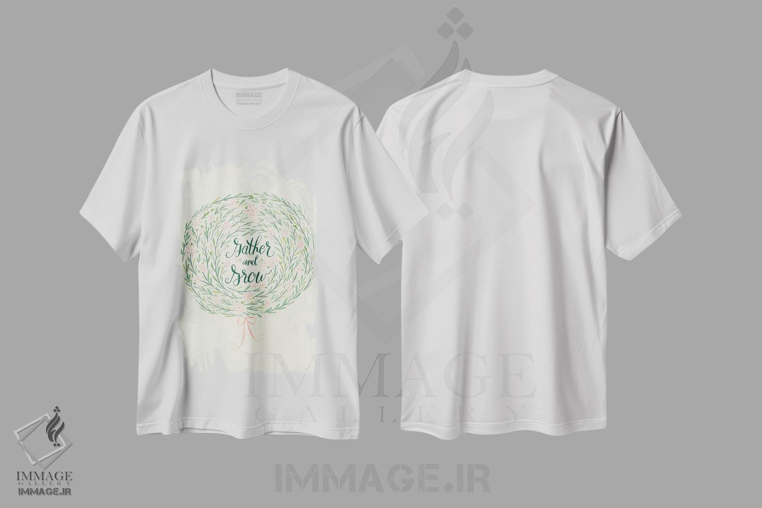 تیشرت طرح دار گل های خانه روستایی شش، دکور روستایی اثر آماندا مک گی | immage.ir