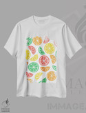 تیشرت طرح دار میوه های تابستانی یک، تزئینی اثر آماندا مک گی | immage.ir