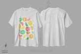 تیشرت طرح دار میوه های تابستانی یک، تزئینی اثر آماندا مک گی | immage.ir