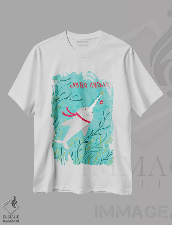 تیشرت طرح دار کریسمس جادویی دو، تابلو و عبار ت های کریسمسی اثر آماندا مک گی | immage.ir