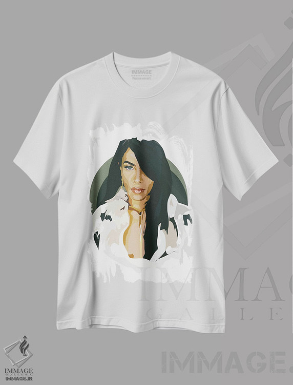 تیشرت طرح دار آلیا، هنر آمریکایی آفریقایی تبار اثر آنا مک کی | immage.ir