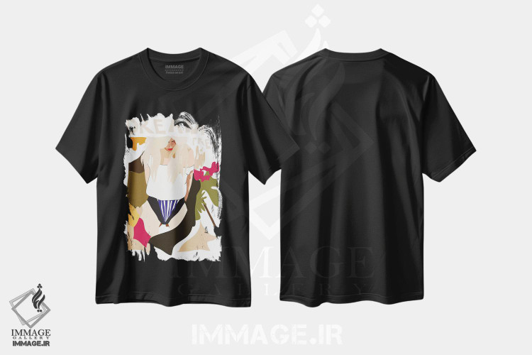 تیشرت طرح دار رویای آزاد، تزئینی اثر آنا مک کی | فروشگاه ایماژ
