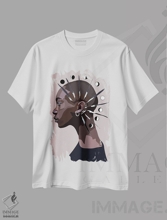 تیشرت طرح دار او با چرخه ها زندگی می کند، هنر آمریکایی آفریقایی تبار اثر آنا مک کی | immage.ir