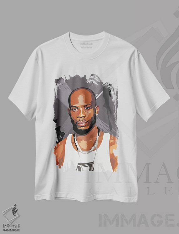 تیشرت طرح دار دی ام ایکس، هنر آمریکایی آفریقایی تبار اثر آنا مک کی | immage.ir