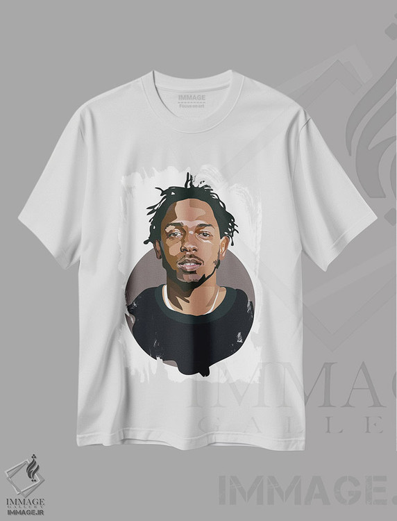 تیشرت طرح دار کندریک لامار، هنر آمریکایی آفریقایی تبار اثر آنا مک کی | immage.ir