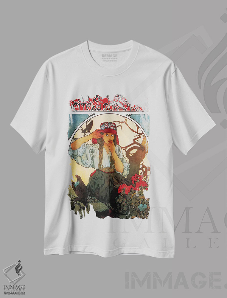 تیشرت طرح دار گروه کر معلمان موراویا، ۱۹۱۱، وینتیج و رترو اثر آلفونس موخا | immage.ir