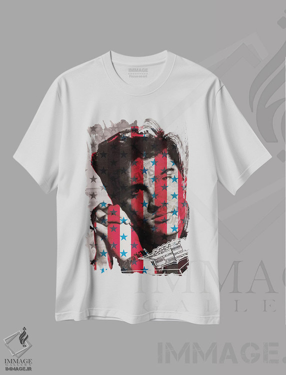 تیشرت طرح دار اشرافیت آمریکایی، هنر دیجیتال اثر فایو بای فایو کالکتیو | immage.ir