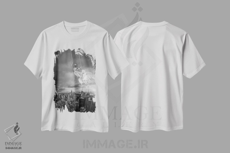 تیشرت طرح دار تاب، مدیوم اثر تاتیانا آم رِین | immage.ir