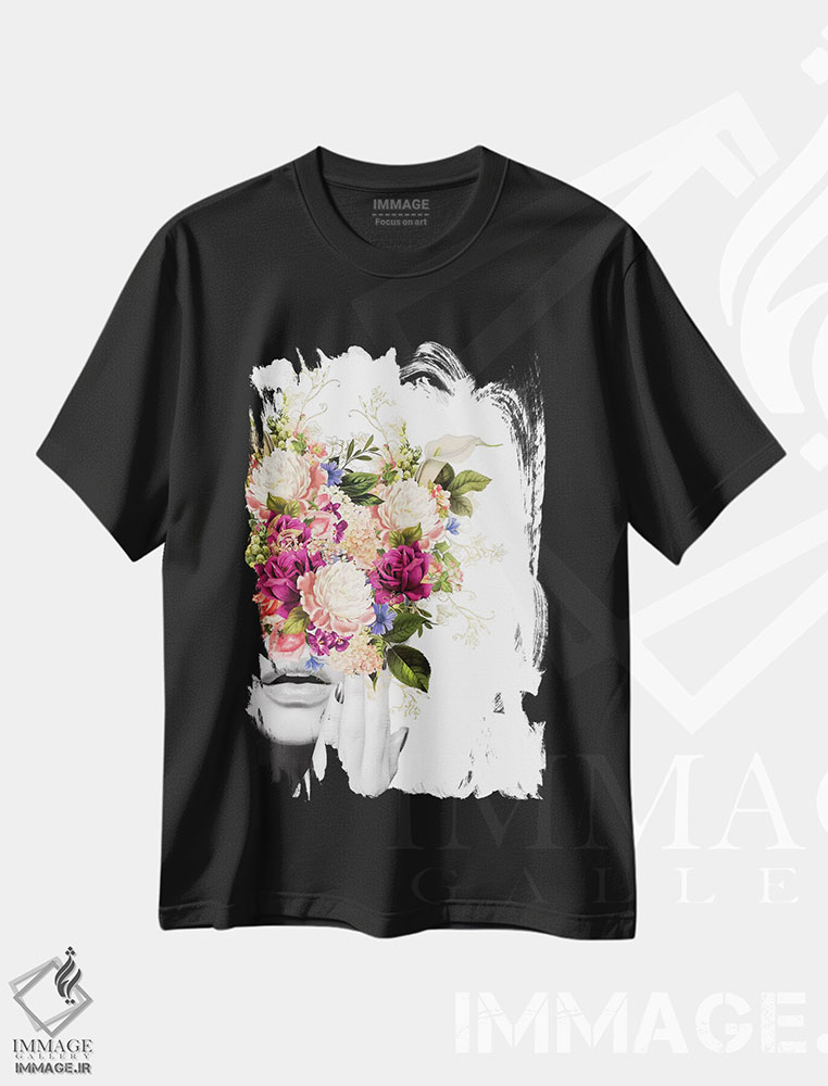 تیشرت طرح دار گیاهان I، تزئینی اثر تاتیانا آم رِین | فروشگاه ایماژ