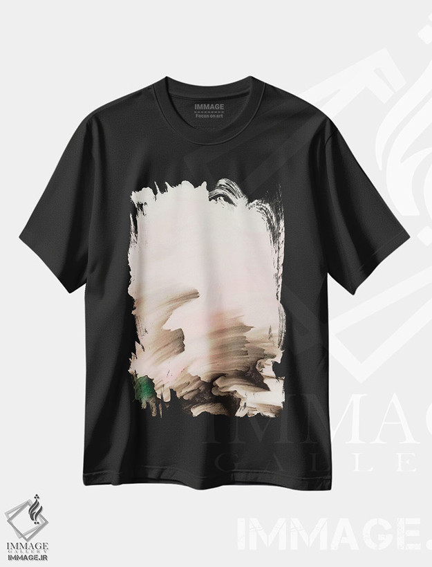 تیشرت طرح دار نقاشی انتزاعی بافت دار I اثر تاتیانا آم رِین | فروشگاه ایماژ