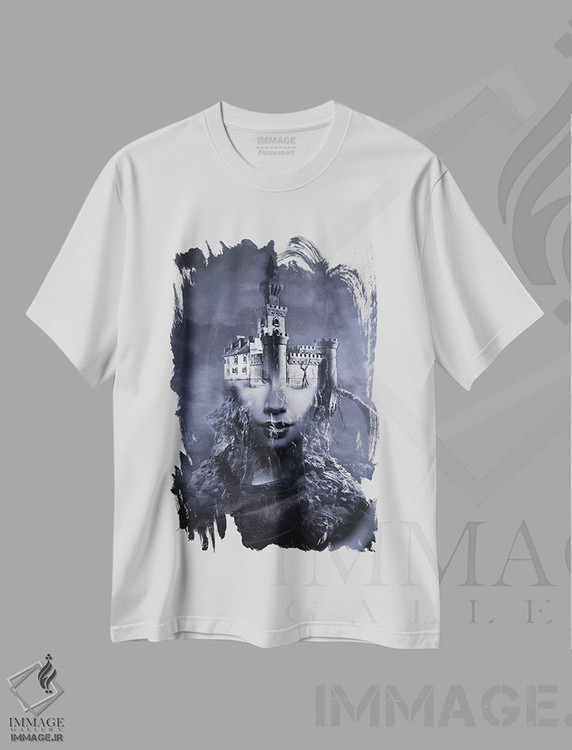 تیشرت طرح دار تاریکی، عکاسی دو نوردهی اثر تاتیانا آم رِین | immage.ir
