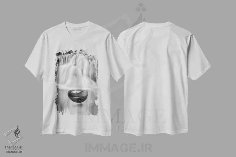 تیشرت طرح دار تشنگی، عکاسی دو نوردهی اثر تاتیانا آم رِین | immage.ir