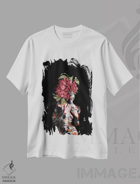 تیشرت طرح دار قدرت بهار، عکاسی دو نوردهی اثر تاتیانا آم رِین | immage.ir