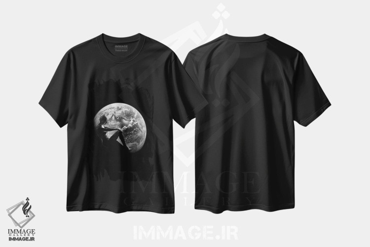 تیشرت طرح دار کیهانی II اثر تاتیانا آم رِین | فروشگاه ایماژ