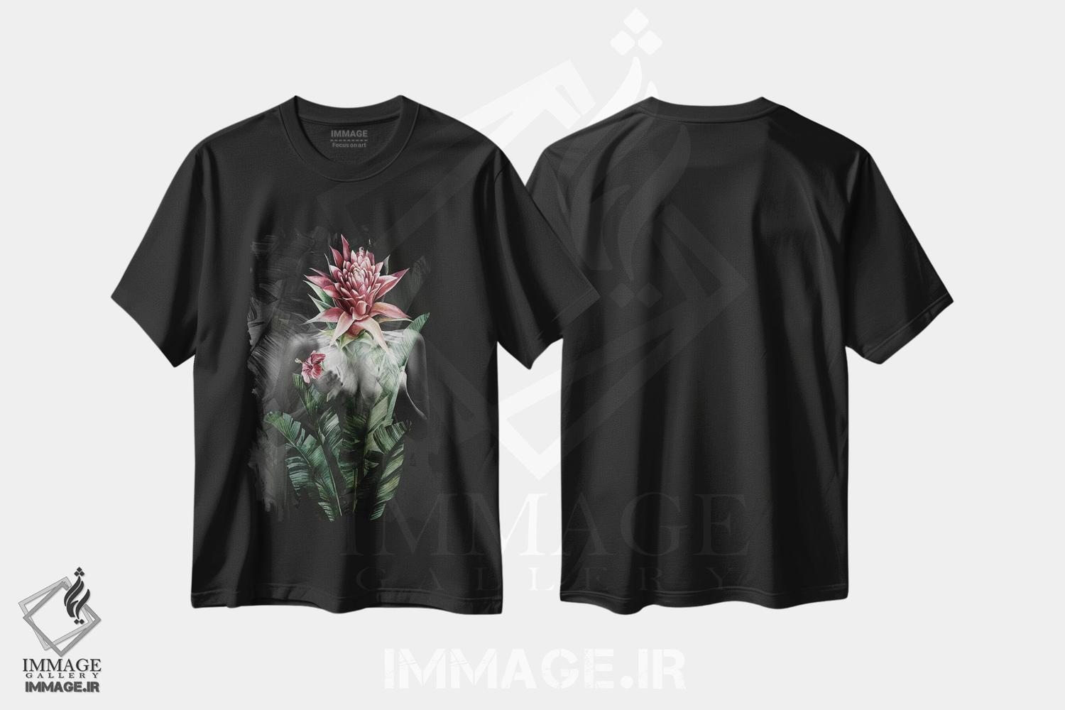 تیشرت طرح دار باغ مخفی، مدیوم اثر تاتیانا آم رِین | فروشگاه ایماژ