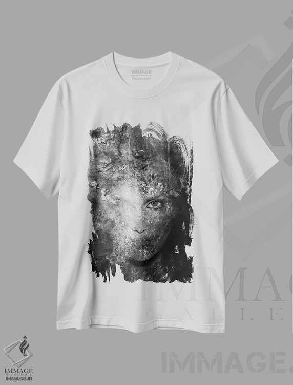 تیشرت طرح دار سیاه و سفید III، عکاسی سیاه و سفید اثر تاتیانا آم رِین | immage.ir