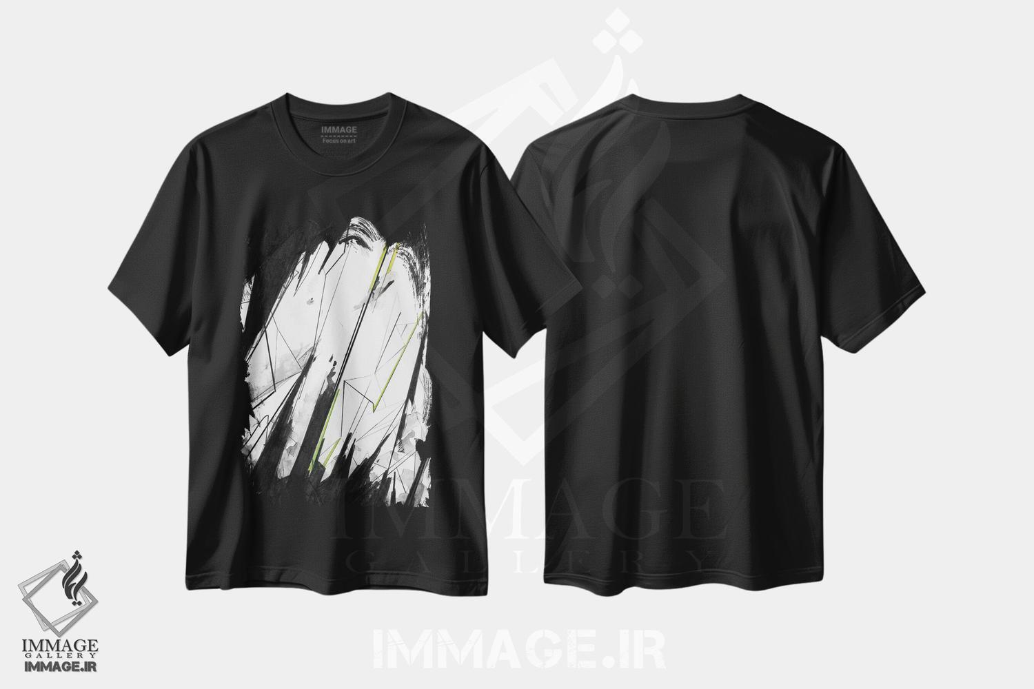 تیشرت طرح دار ۱۰۲ اثر الکسیس مارکو | فروشگاه ایماژ