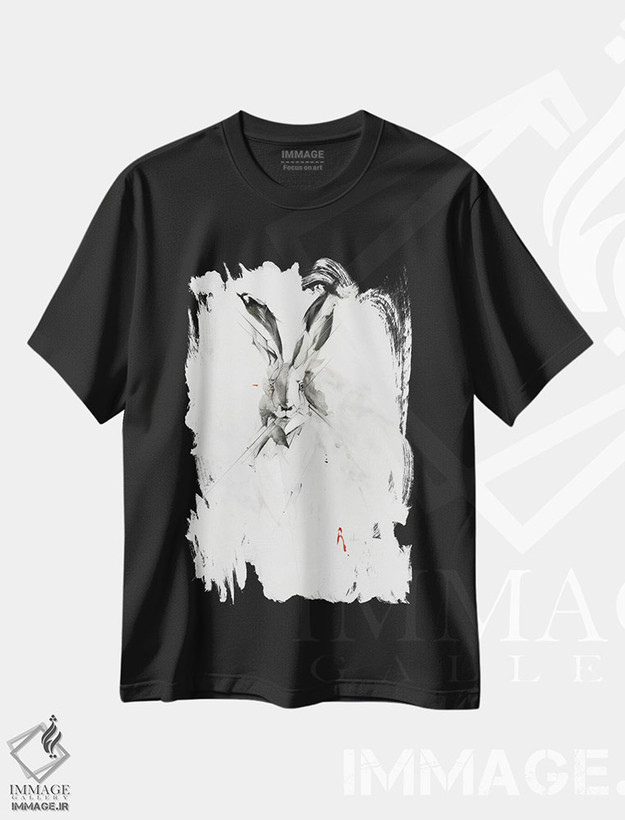 تیشرت طرح دار آقای خرگوش، هنر دیجیتال اثر الکسیس مارکو | فروشگاه ایماژ